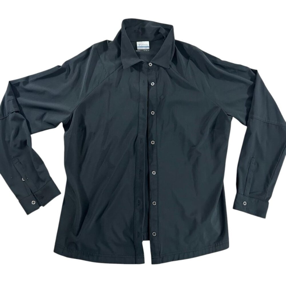 Columbia Women's  Shirt XL Black Long Sleeve Omni-Wick Outdoor